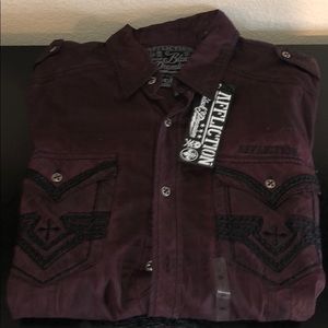 Men’s affliction button up
